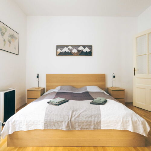 Rodinný Apartman s balkónem pro 5 os. se 2 ložnicemi