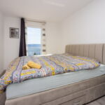 2-Zimmer-Apartment für 4 Personen Obergeschoss mit Aussicht auf das Meer