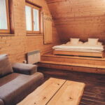 2-lôžková izba s manželskou posteľou a prístelkami v Sedliackom dome