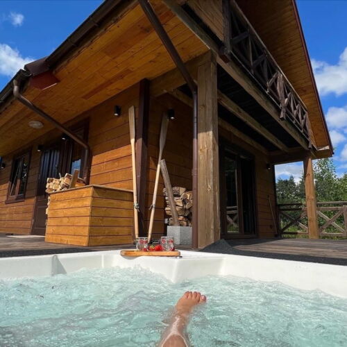 Domek całoroczny 7-osobowy Standard Przyjazny podróżom rodzinnym (możliwa dostawka)