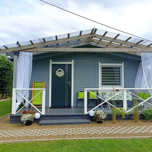 Domek całoroczny 6-osobowy Przyjazny podróżom rodzinnym z widokiem na góry