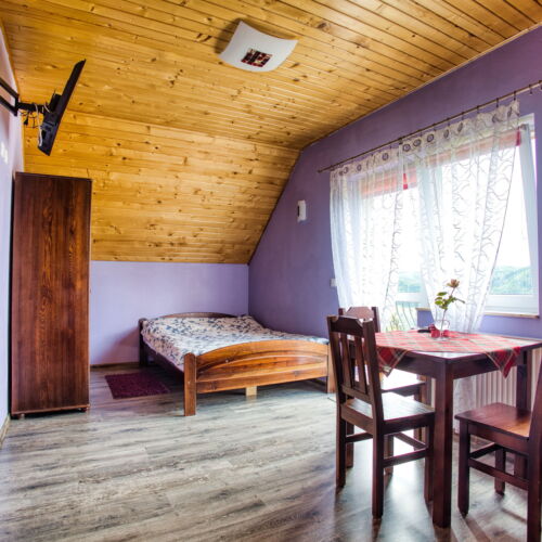 Pokój 2-osobowy z balkonem z widokiem na góry (możliwa dostawka)