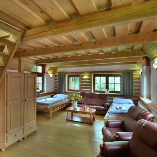 Apartman se sprchou s terasou pro 7 os. se 2 ložnicemi