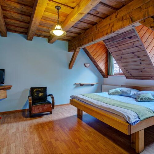 Standard Pokoj se sprchou s manželskou postelí