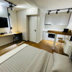Studio Apartman s manželskou postelí s 1 ložnicí na poschodí