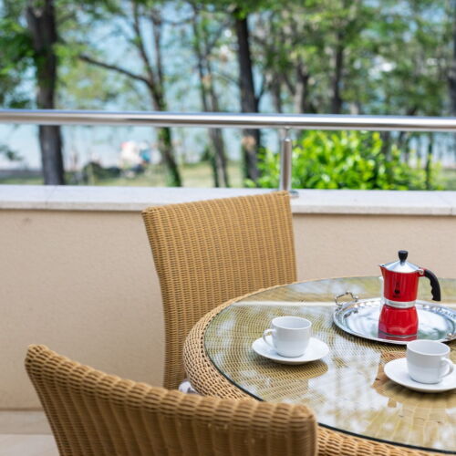 Apartman pro 4 os. se 2 ložnicemi na poschodí  (s možností přistýlky)