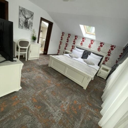 Apartament superior cu balcon cu 1 camera pentru 3 pers.