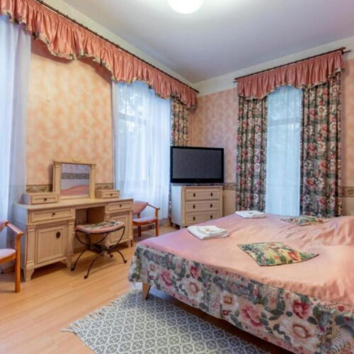 Apartament cu vedere spre râu cu vedere spre parc cu 1 camera pentru 2 pers.