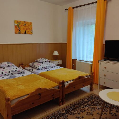 Camera twin la parter cu baie