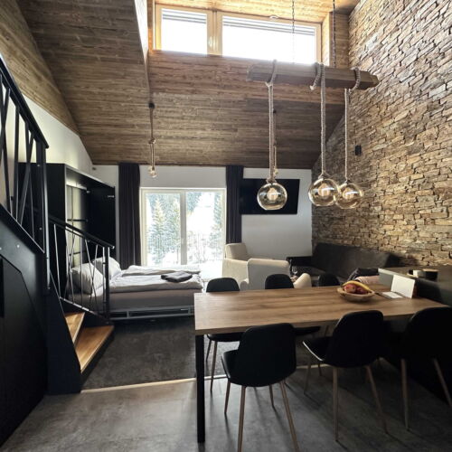 Apartman se sprchou s vlastní kuchyňkou pro 4 os. (s možností přistýlky)