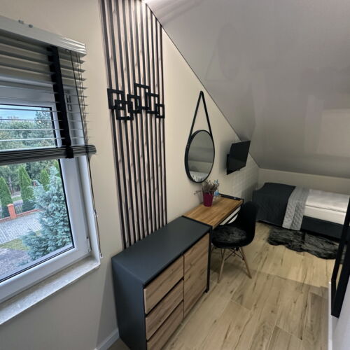 Pokoj s koupelnou s klimatizací pro 1 os.