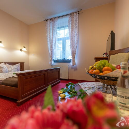 Camera dubla cu baie cu grădină