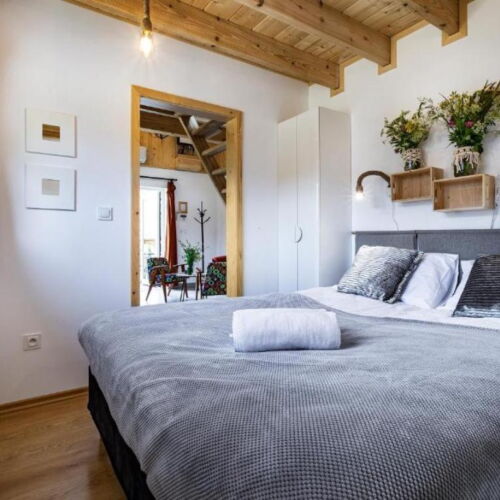 Domek całoroczny 4-osobowy z klimatyzacją z widokiem na góry