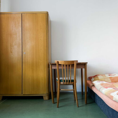 Camera single cu chicinetă comună