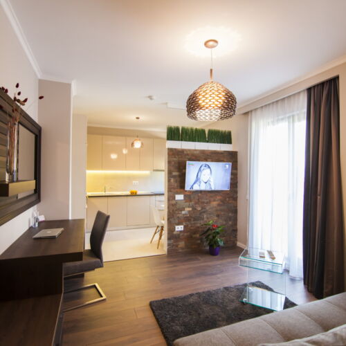 Apartament cu balcon cu 1 camera pentru 2 pers.