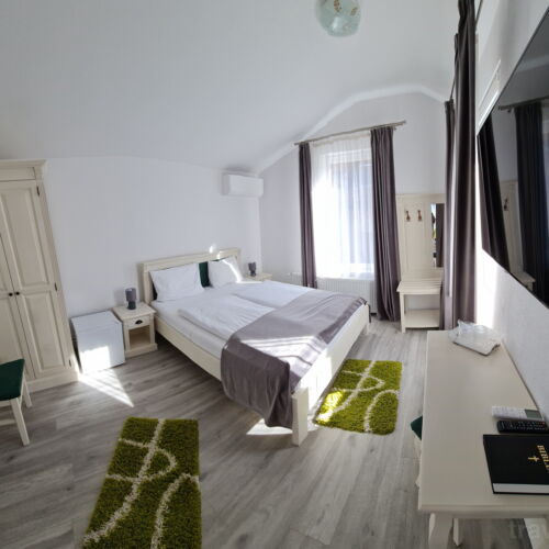 Camera dubla la mansardă cu terasă