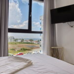 Komfort 1-Zimmer-Apartment für 4 Personen im Teil Blick auf das Meer