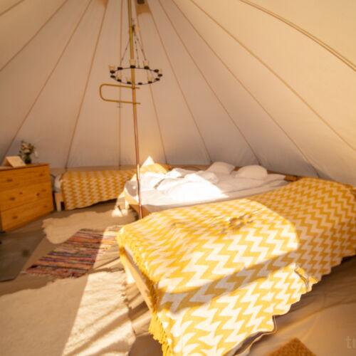 Apartament glamping cu vedere spre munte cu 1 camera pentru 2 pers.