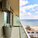 Apartament 4-osobowy Exclusive z widokiem na morze z 1 pomieszczeniem sypialnianym