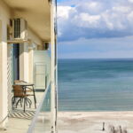 Premium 1-Zimmer-Apartment für 4 Personen mit Aussicht auf das Meer