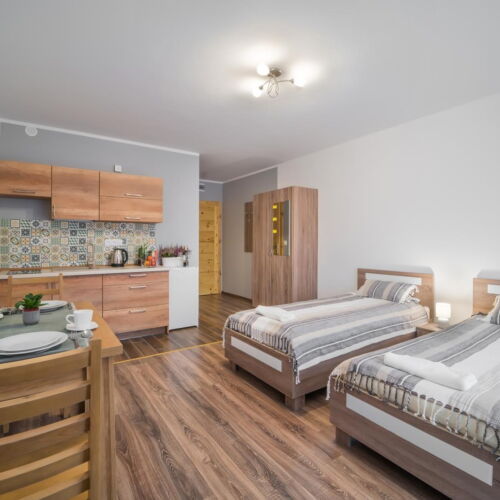 Apartament 2-osobowy na piętrze z widokiem na góry z 1 pomieszczeniem sypialnianym