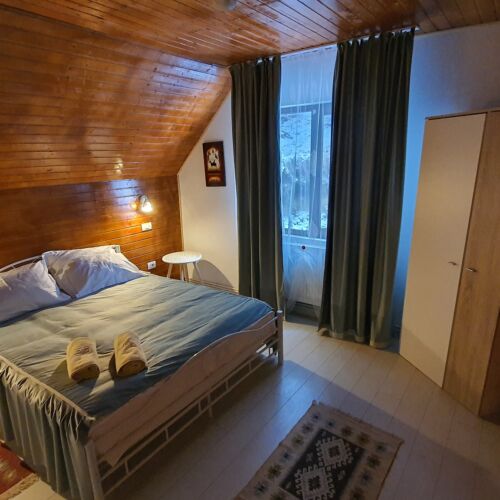 Camera dubla superior cu vedere spre pădure