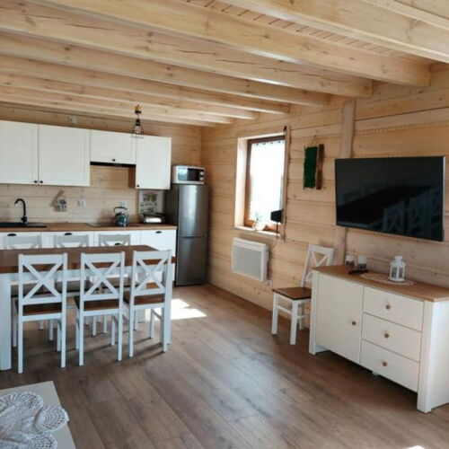 Domek drewniany 7-osobowy cały dom z widokiem na jezioro