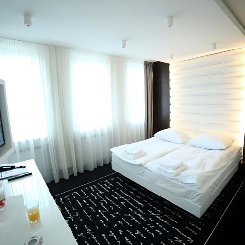 Apartament deluxe cu vedere spre lac pentru 2 pers. (se inchirieaza doar integral) (se poate solicita pat suplimentar)