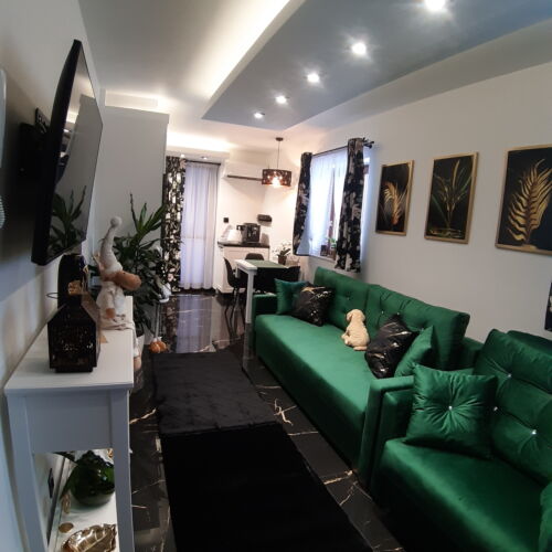 Apartament 3-osobowy z balkonem z widokiem na góry z 2 pomieszczeniami sypialnianymi