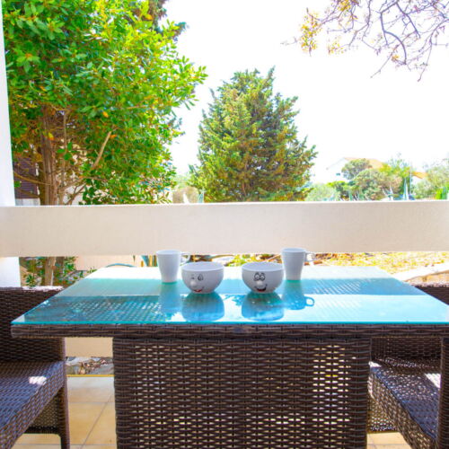 Apartament 2-osobowy na parterze z widokiem na ogród z 1 pomieszczeniem sypialnianym