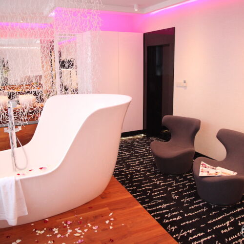 Apartament exclusive cu cadă pentru 2 pers. (se inchirieaza doar integral)