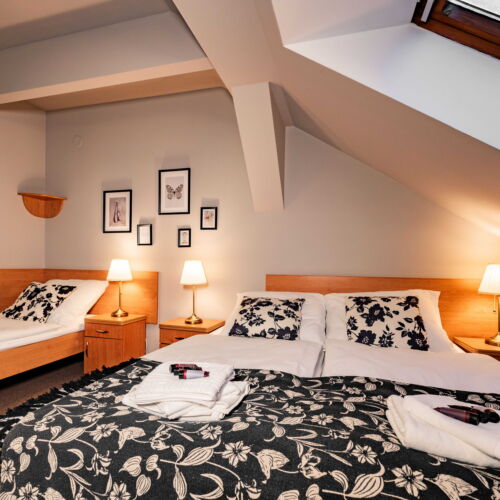 Apartman se sprchou s vlastní kuchyňkou pro 3 os. se 2 ložnicemi