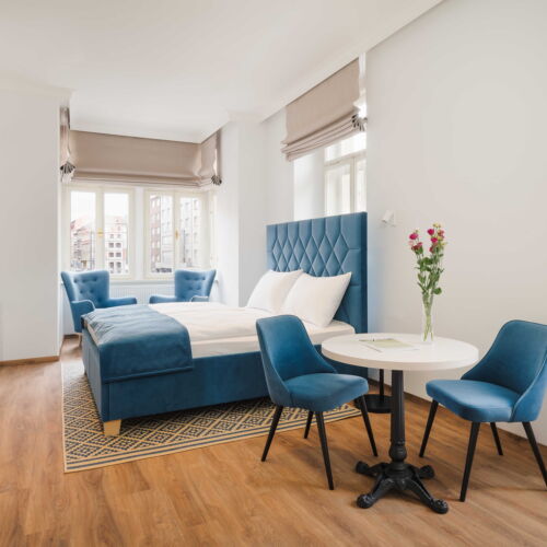 Deluxe Apartman se sprchou s manželskou postelí s 1 ložnicí (s možností přistýlky)