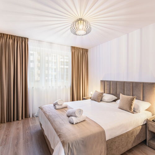 Apartament confort cu vedere spre grădină cu 1 camera pentru 4 pers.