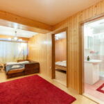 Apartment für 4 Personen mit Dusche und Balkon (Zusatzbett möglich)