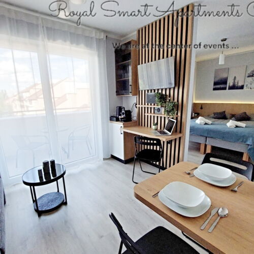 Apartament 4-osobowy Przyjazny podróżom rodzinnym z klimatyzacją z 2 pomieszczeniami sypialnianymi