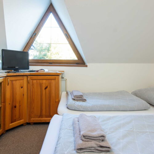 Economy Zweibettzimmer mit Dusche