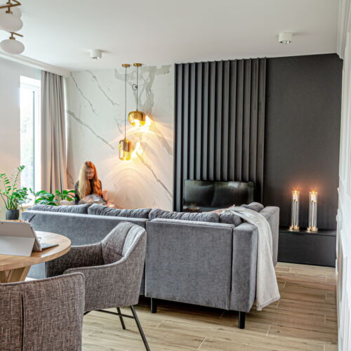 Apartament 4-osobowy Deluxe z widokiem na dziedziniec z 2 pomieszczeniami sypialnianymi