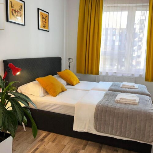 Apartament 2-osobowy na piętrze z 1 pomieszczeniem sypialnianym