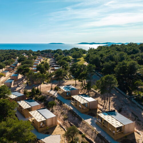 Mobilní dům Pokoj pro 5 os. s částečným výhledem na moře