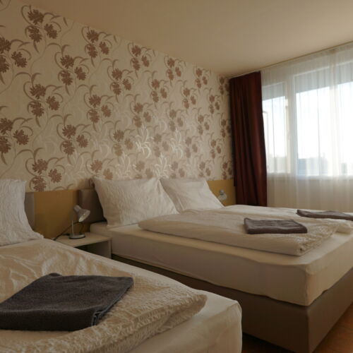 Camera tripla classic cu vedere spre lac