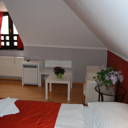 Mansard Air Conditioned Double Room (extra beds available)