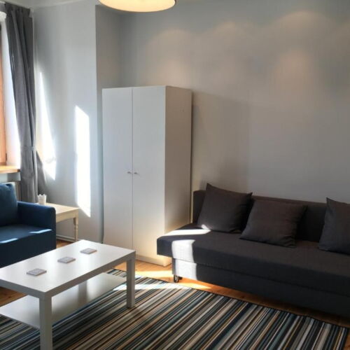 Apartament 6-osobowy z balkonem z widokiem na ogród z 2 pomieszczeniami sypialnianymi