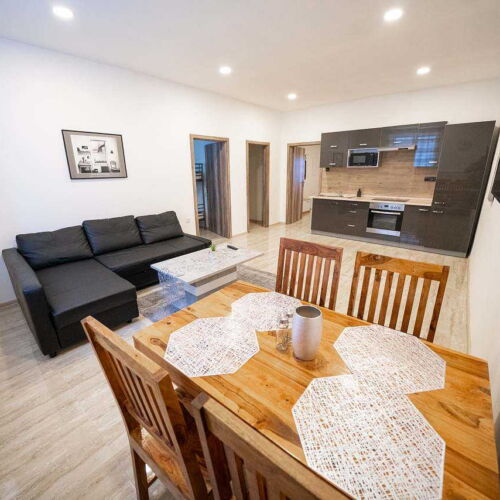 Apartman se sprchou s vlastní kuchyňkou pro 4 os. (s možností přistýlky)