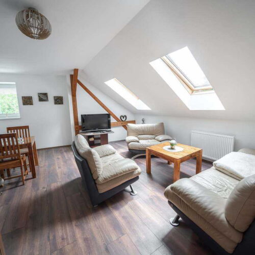 Apartman se sprchou s vlastní kuchyňkou pro 4 os. (s možností přistýlky)