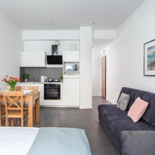 Apartament 4-osobowy tV z płaskim ekranem z widokiem na dziedziniec z 1 pomieszczeniem sypialnianym