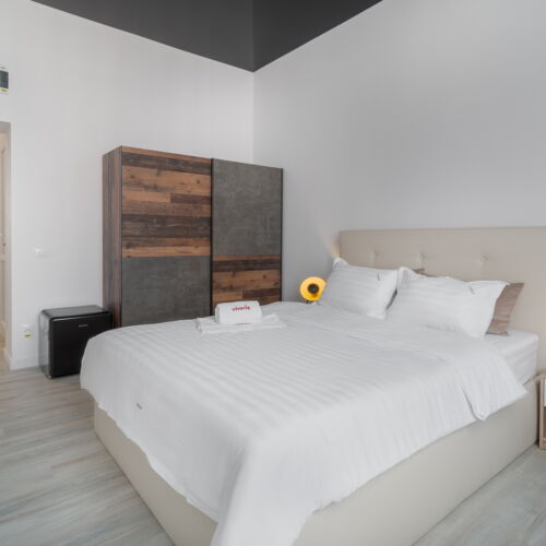 Camera dubla la parter la mansardă