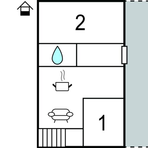 Domek letniskowy 6-osobowy 