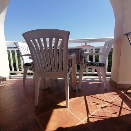 Na katu Pogled na more apartman za 2 osoba(e) sa 1 spavaće(om) sobe(om)