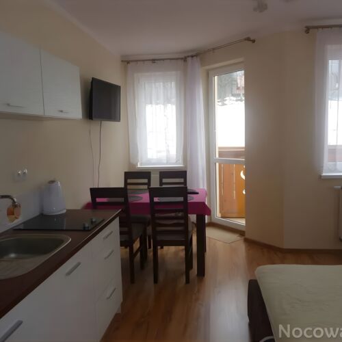 Apartament 3-osobowy z łazienką z widokiem na góry z 1 pomieszczeniem sypialnianym